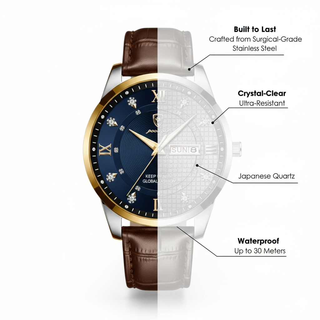 Hurus Monarch – Classic Luminous Watch