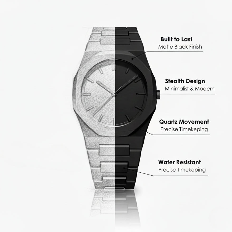 Hurus Special Edition Phantom Black - 41mm